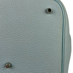 Hermes Blue Leather Picotin Lock 18 Bucket Bag