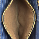 Chloé Dark Blue Leather Marcie Long Zip Wallet