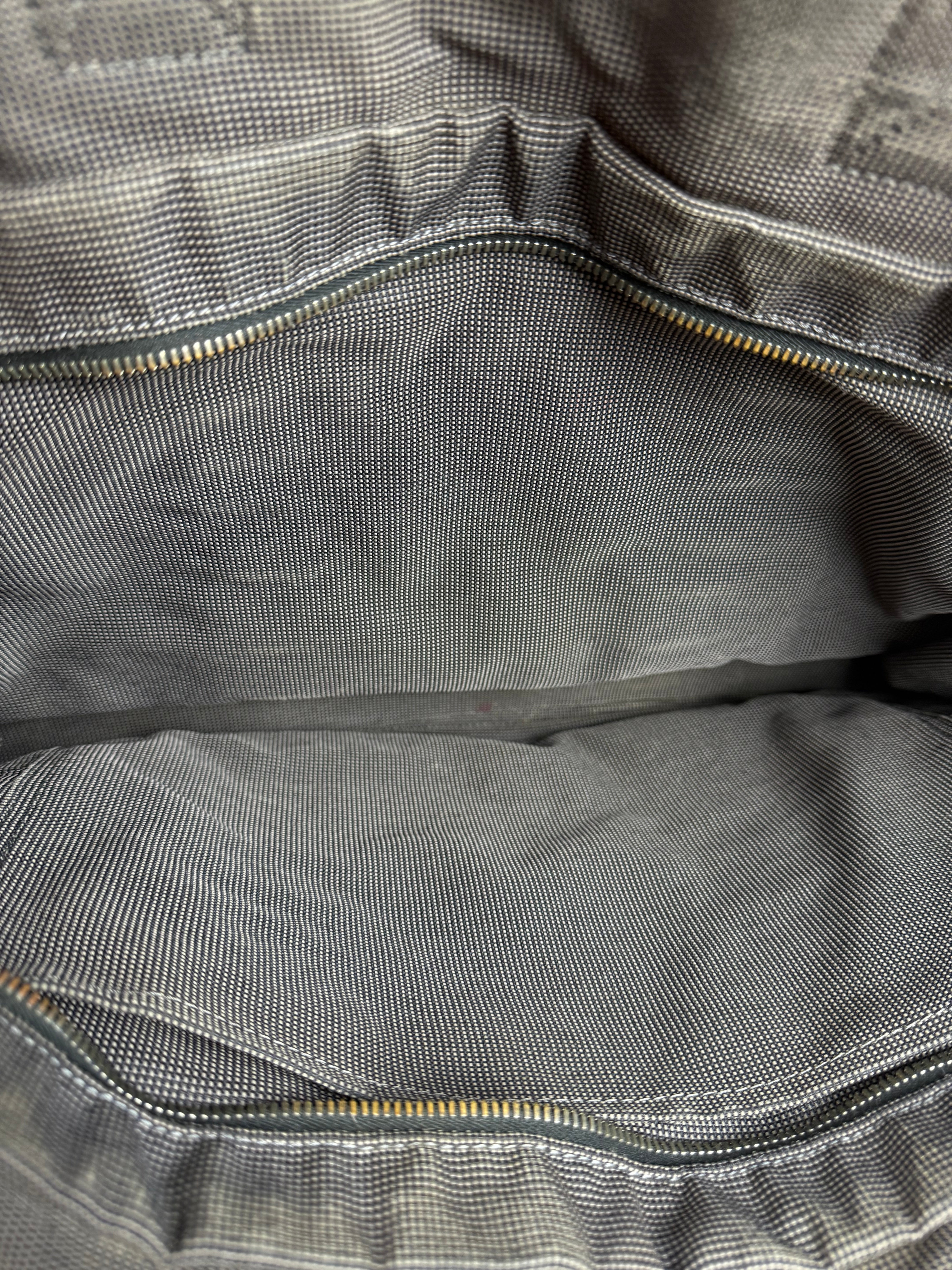 Hermes Herline Grey M Canvas Tote