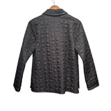 Coach Signature Quilted Coat Black