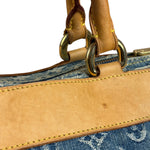 Louis Vuitton Vintage Denim Leather Trim Monogram Neo Speedy 30