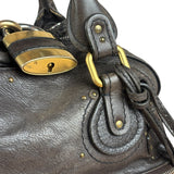 Chloe Brown Leather Paddington Shoulder Bag