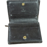 Gucci Black Leather Marmont Card Case Wallet