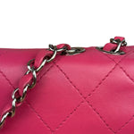Chanel Pink Quilted Leather Accordion Flap Bag 2014