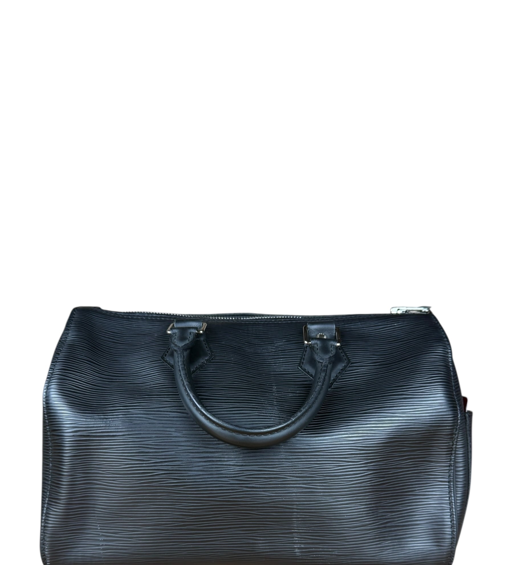 Louis Vuitton Black Epi Speedy 25
