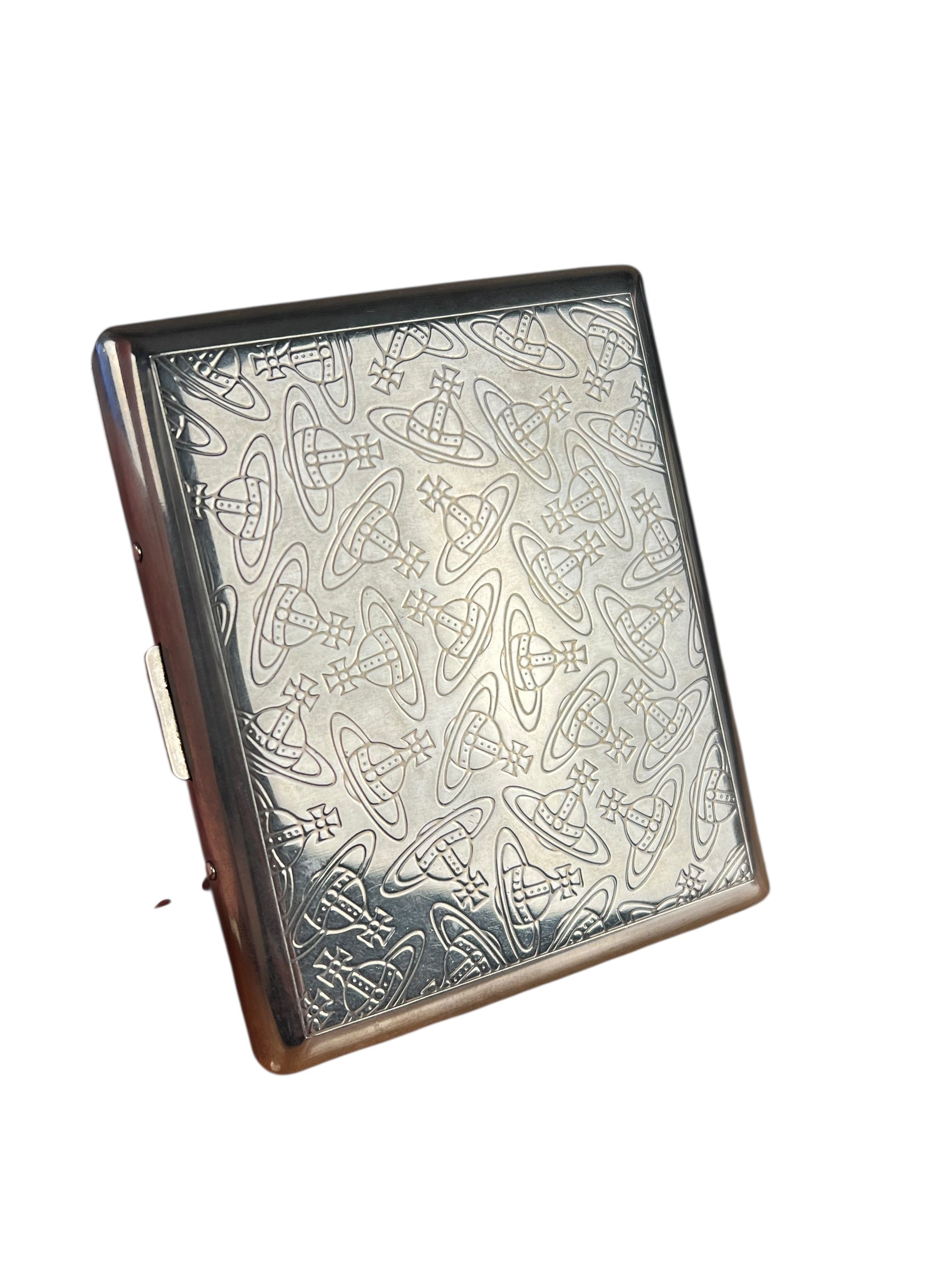 Vivienne Westwood Metal Slim Orb Silver Case