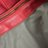 Bottega Veneta Vintage Red Hobo Aquilone Fortune Cookie Shoulder Bag