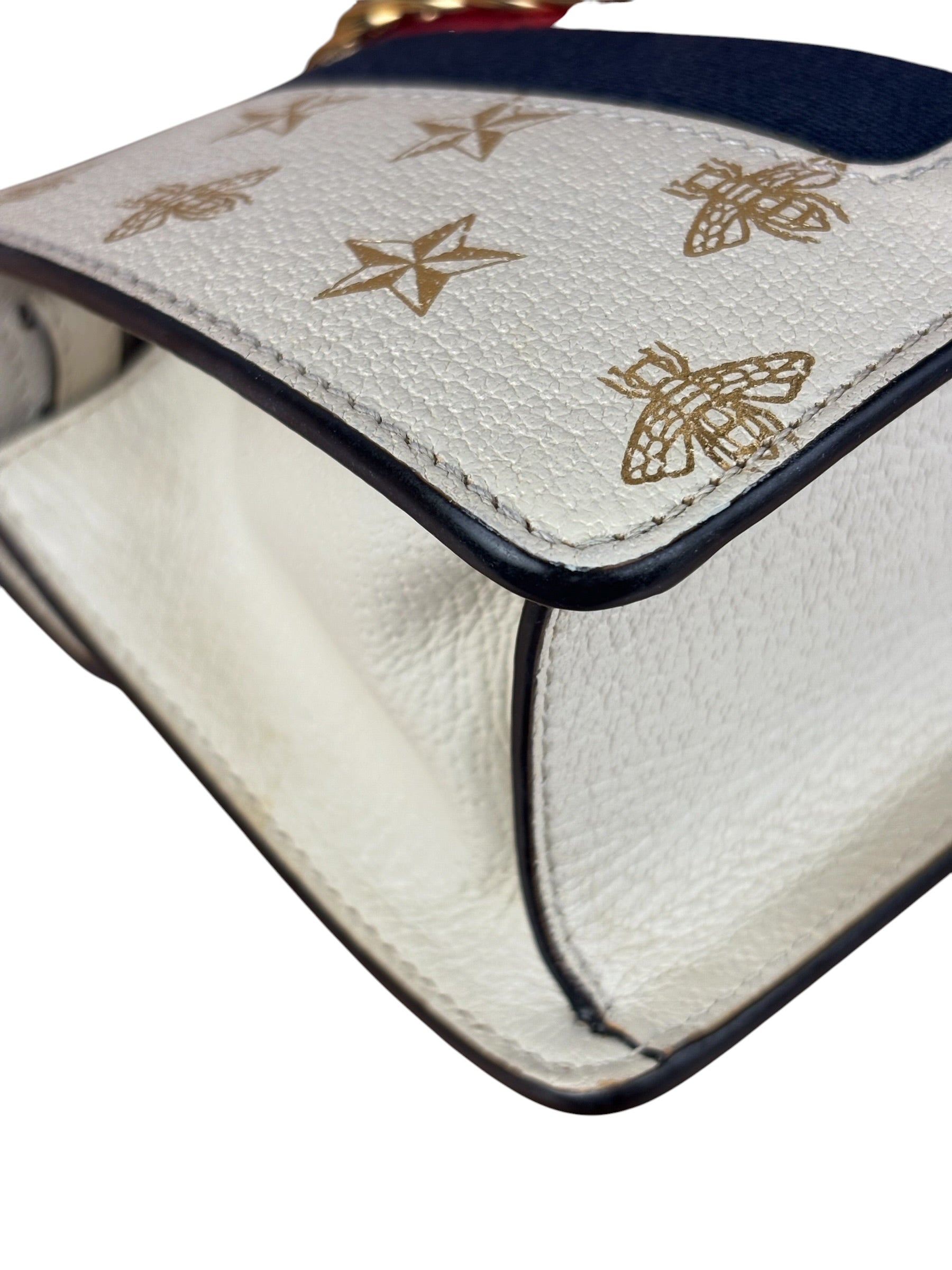 Gucci Sylvie Bee Star Mini Top Hand/Shoulder Bag