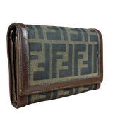 Fendi Zucca Monogram Canvas Trifold Wallet