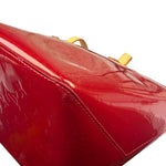 Louis Vuitton Red Monogram Vernis Bellevue Handbag PM