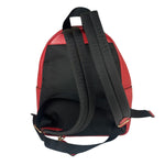 Coach Red Pebbled Mini Charlie Backpack