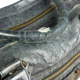 Balenciaga Vintage Dark Blue Leather Classic City Bag