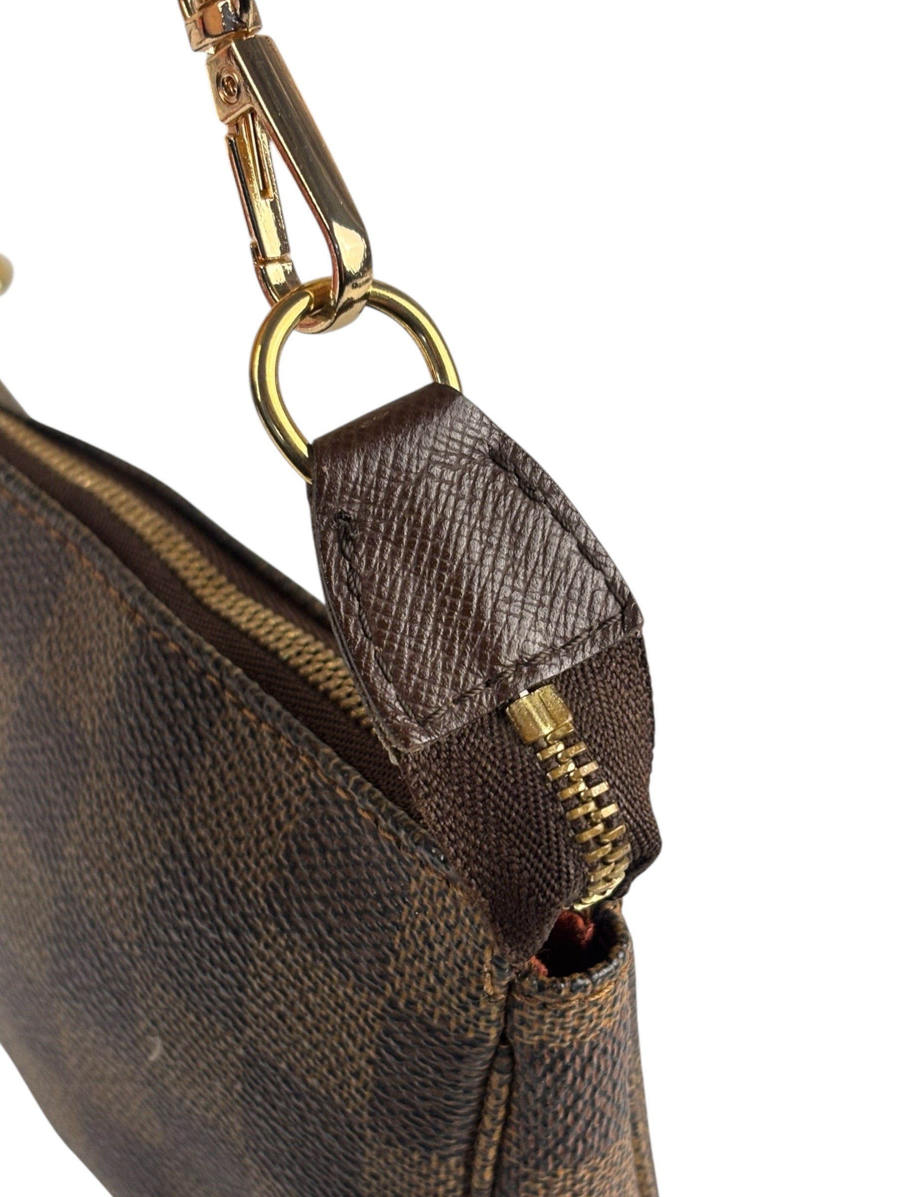 Louis Vuitton Damier Ebene Mini Pochette (Replacement Chain)