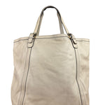 Gucci Britt Leather Tote Beige