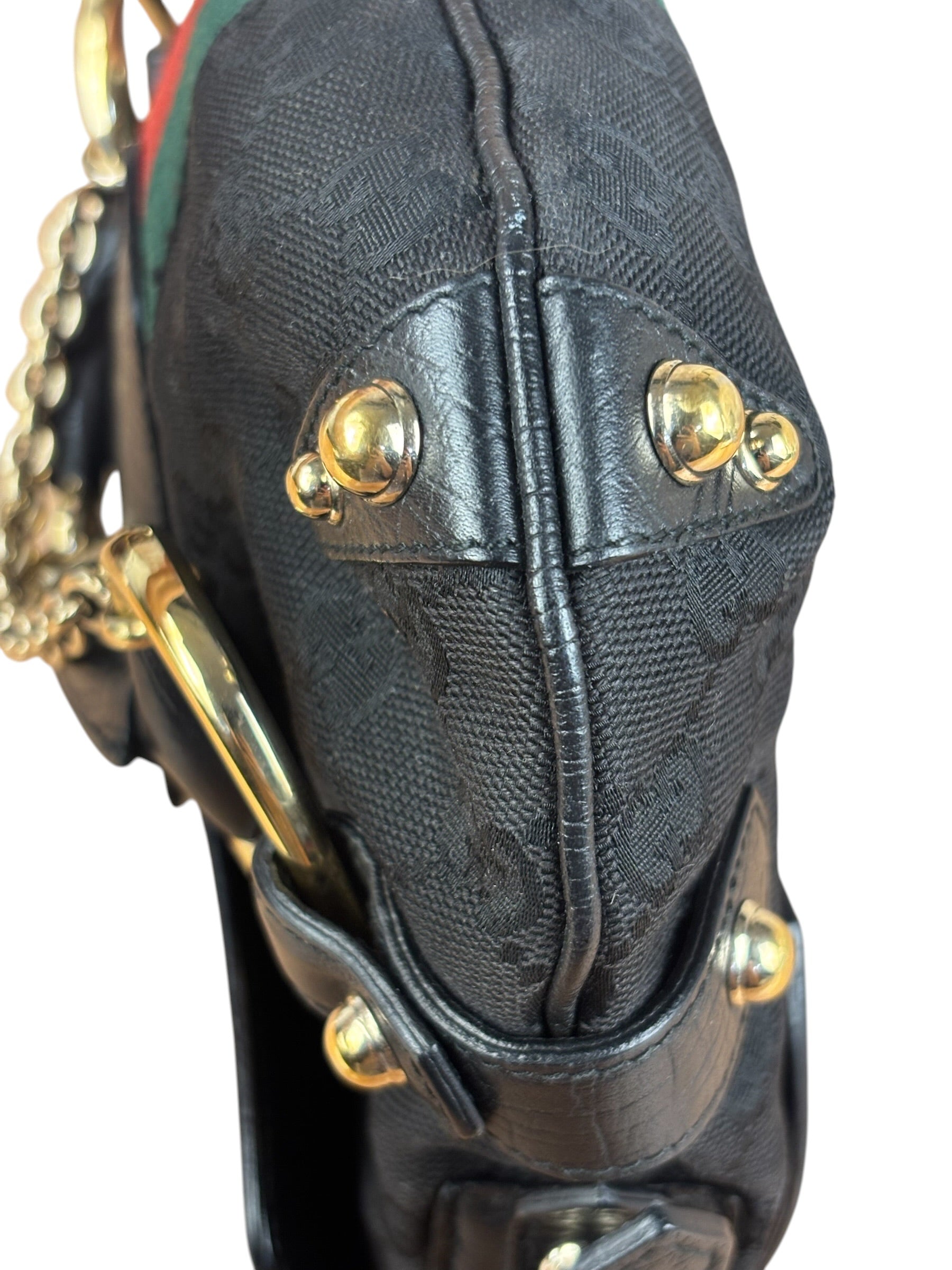 Gucci Vintage Horsebit Shoulder Bag