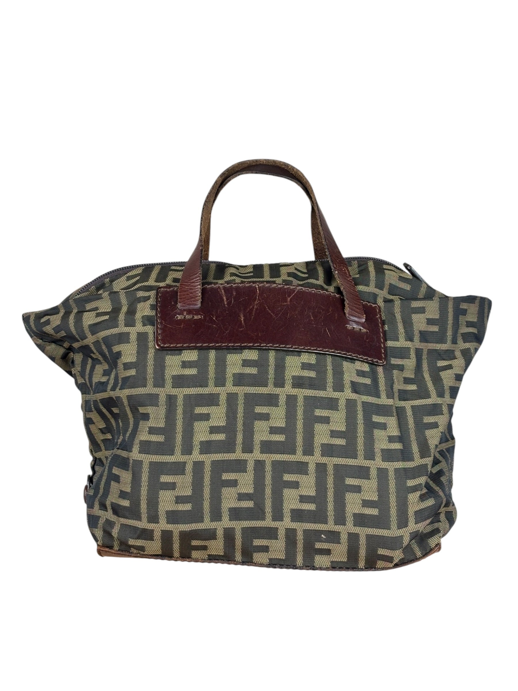 Fendi Zucca Foldable Canvas Tote Bag