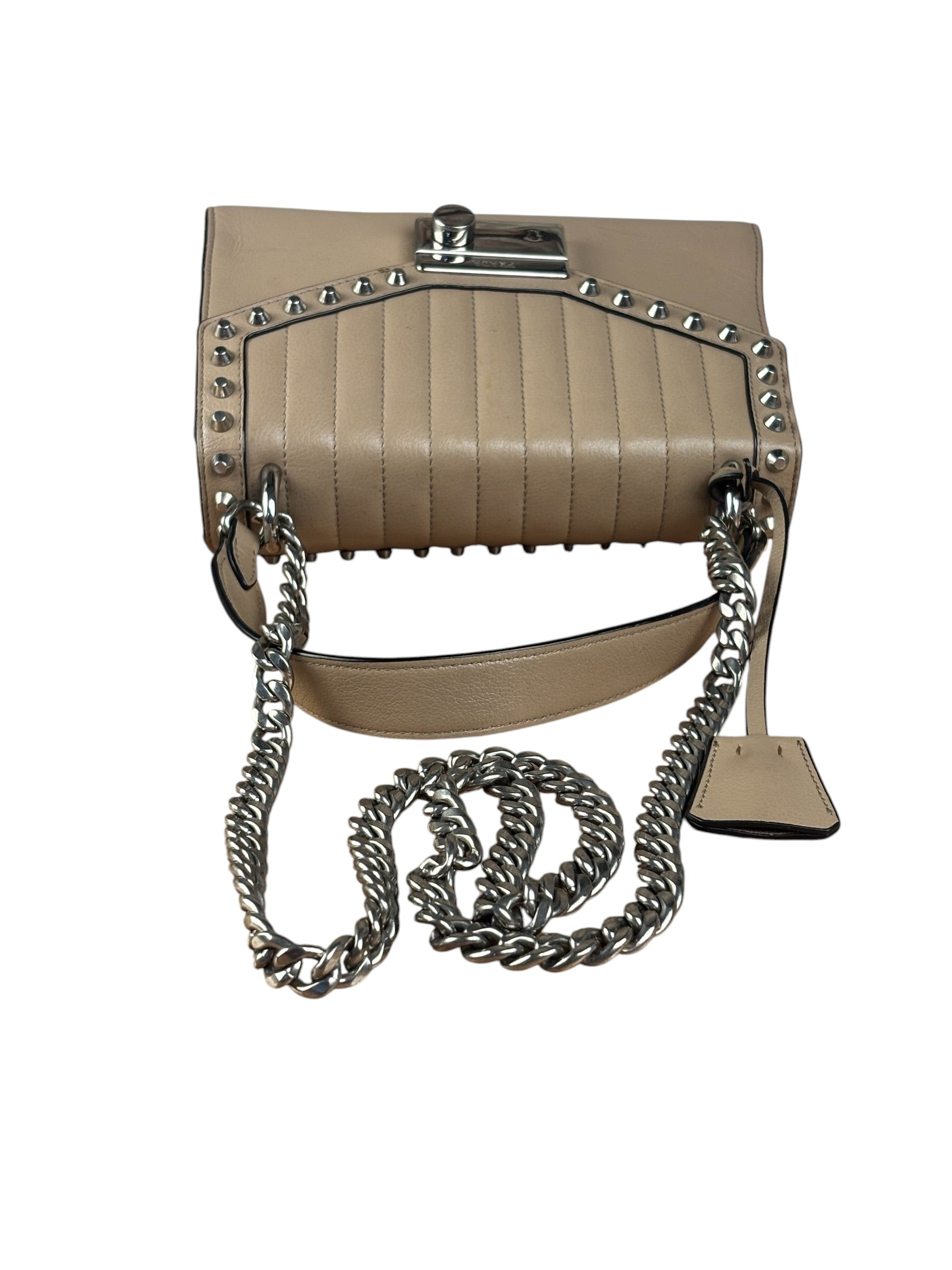 Prada Studded Glace Calf Cross Body