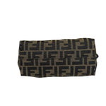 Fendi Brown Leather Trim Zucca By The Way Soft Mini Crossbody