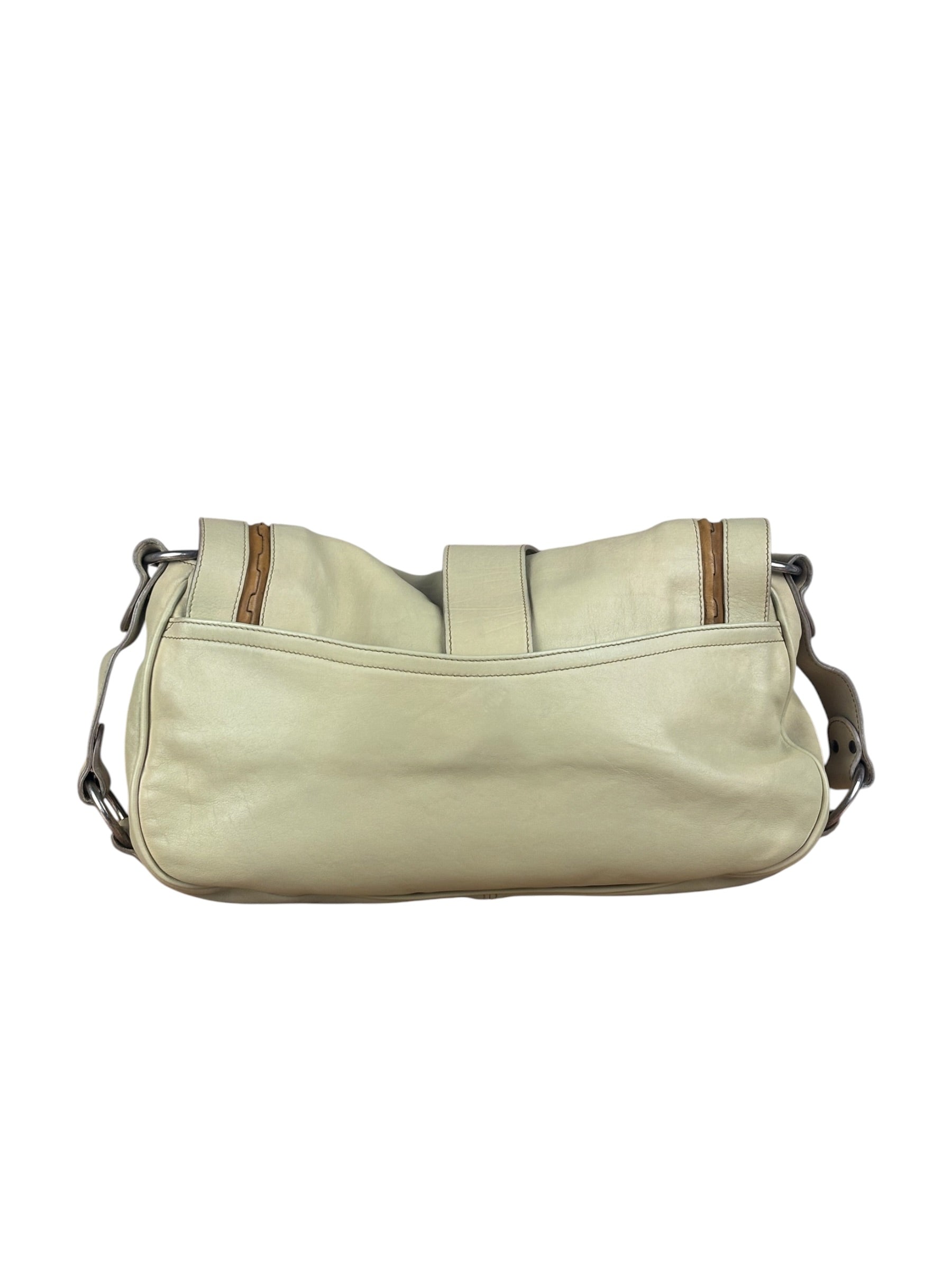 Christian Dior Vintage Beige Marrakech Medium Shoulder Bag