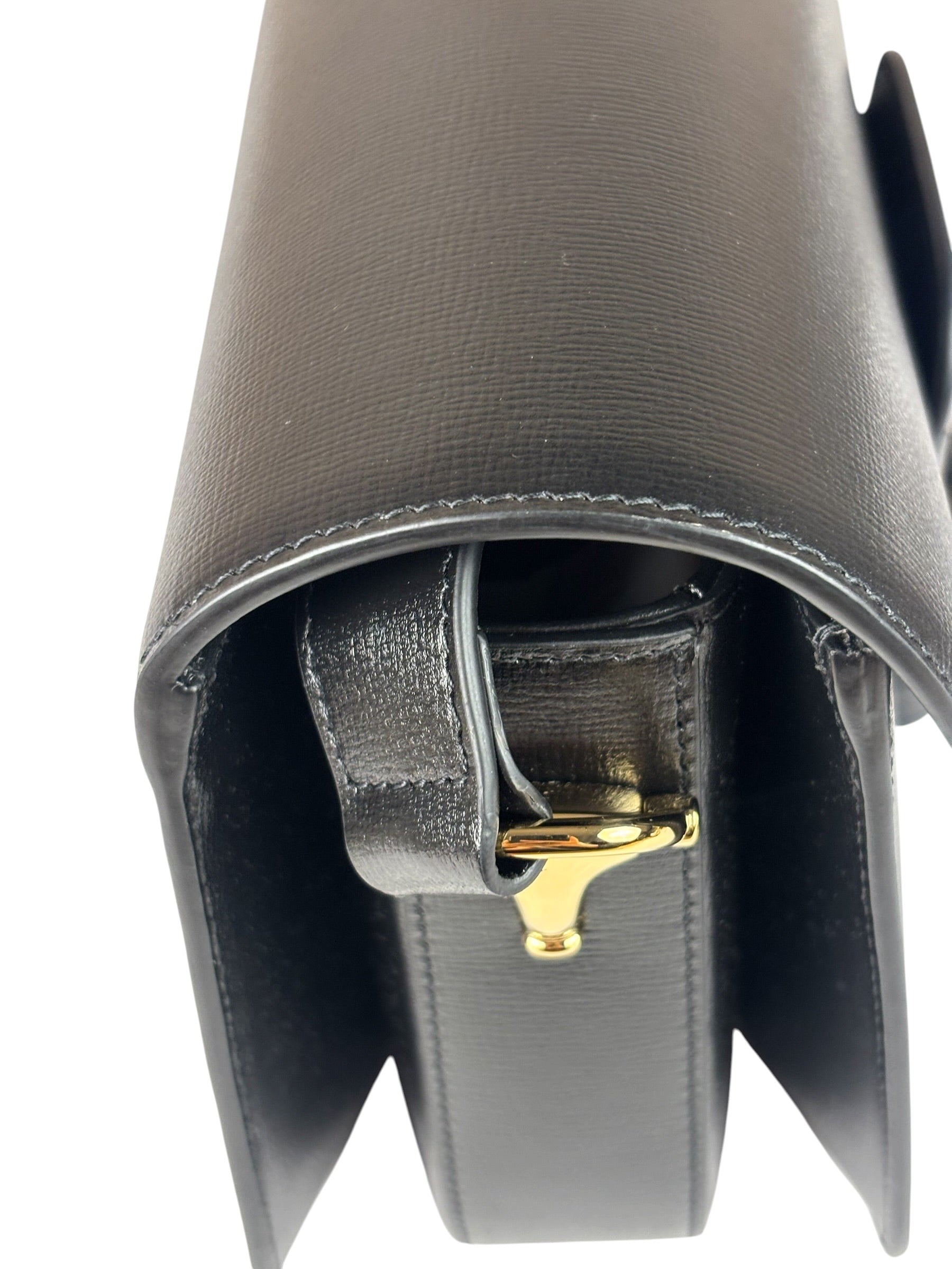 Gucci Black Leather Horsebit 1955 Shoulder Bag