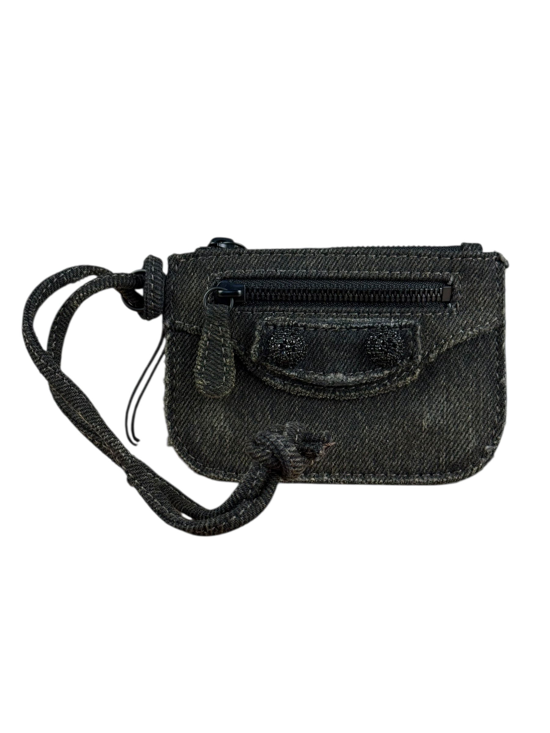 Balenciaga Le Cagole Zip Pouch Denim