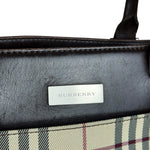 Burberry Vintage Canvas Nova Check Tote