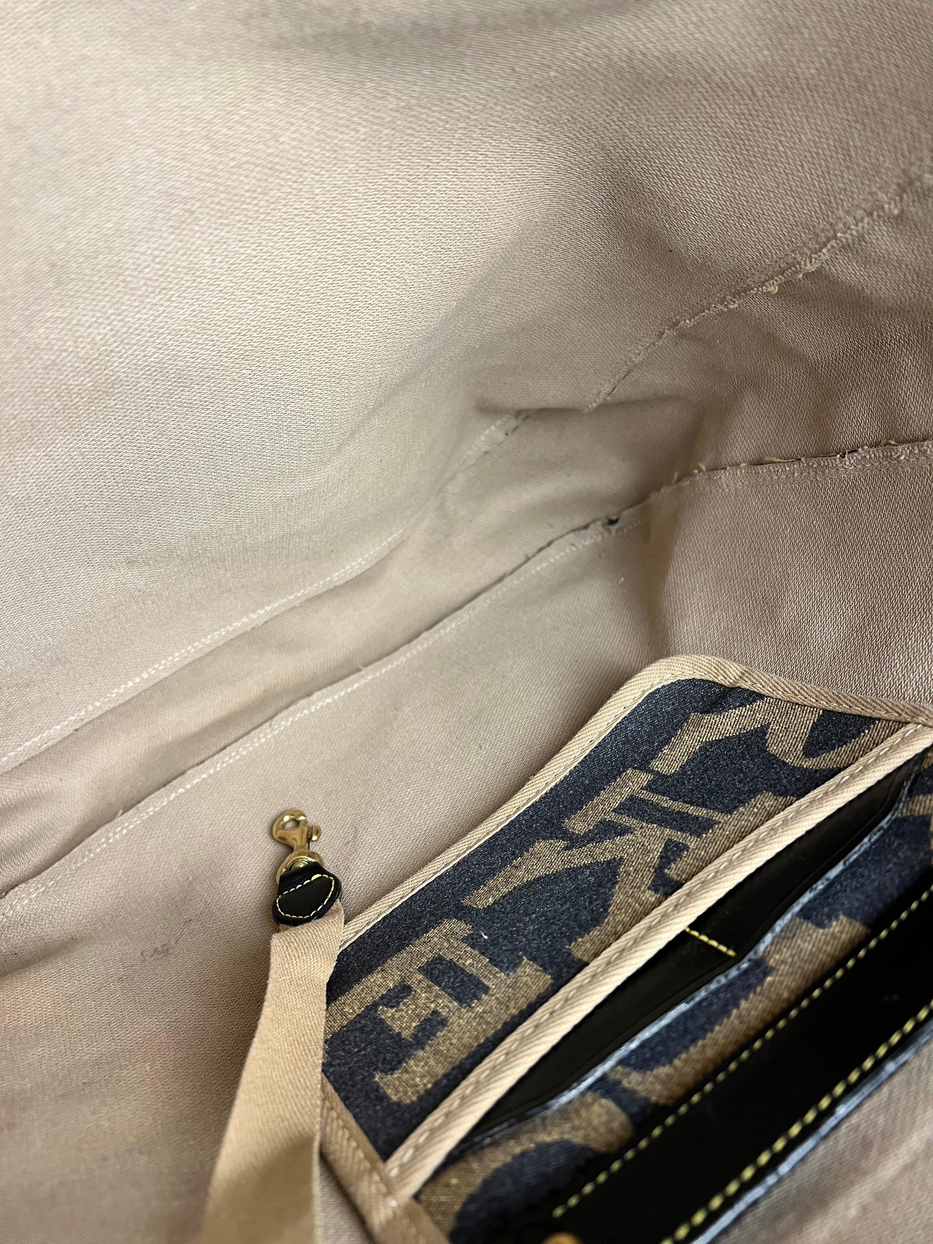 Dooney & Burke Vintage Canvas Logo Tote