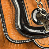 Fendi Vintage Brown/Black Leather B Shoulder Bag