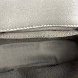 Chanel CC Silver Lambskin Quilted Boy Bag Red Stingray 2012