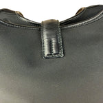 Ferragamo Vintage Black Leather Lined Shoulder Tote