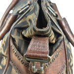Fendi Leather Trim Zucca Canvas Du Jour Tote Bag