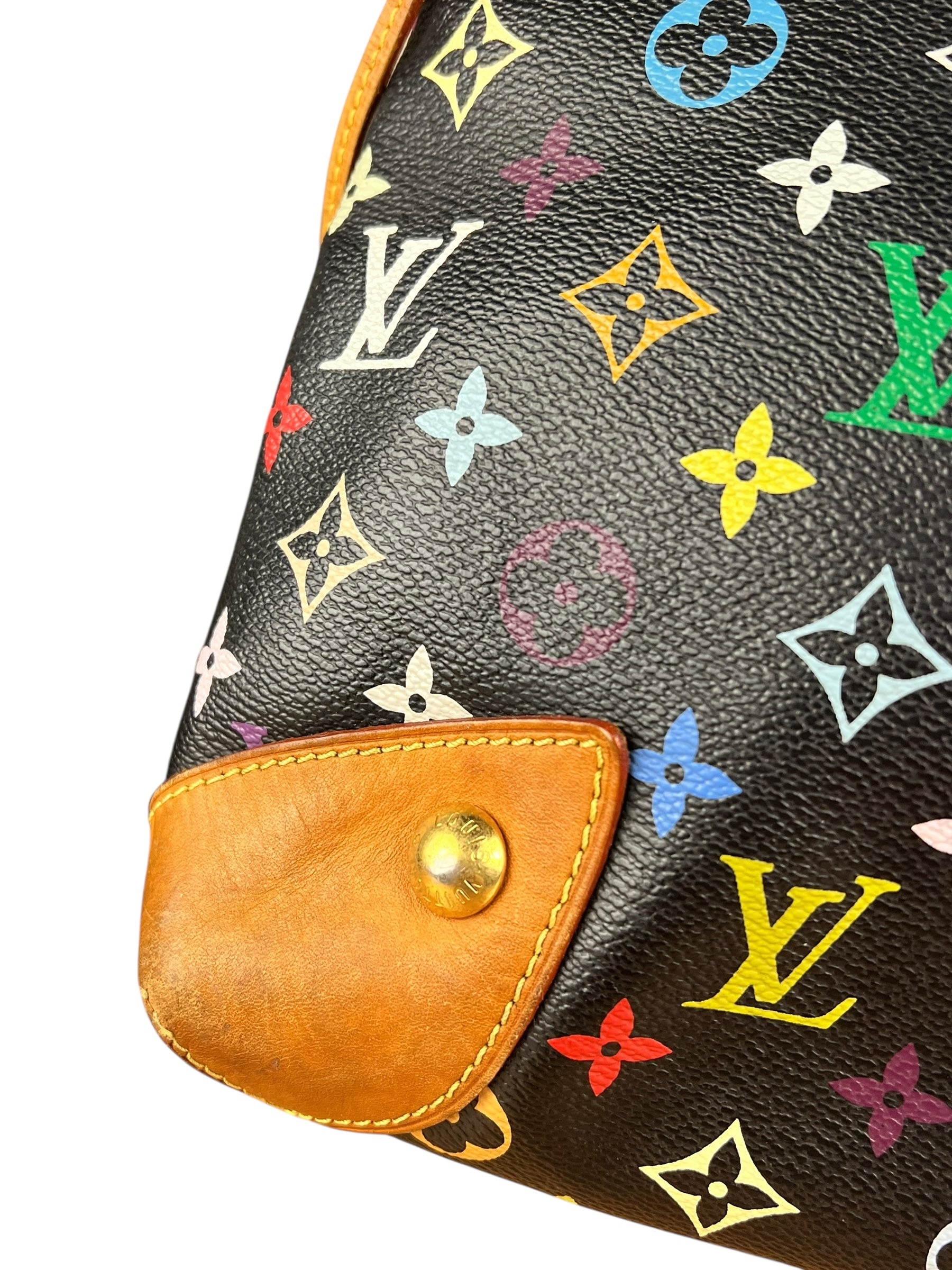 Louis Vuitton Black Murakami Ursula Handbag