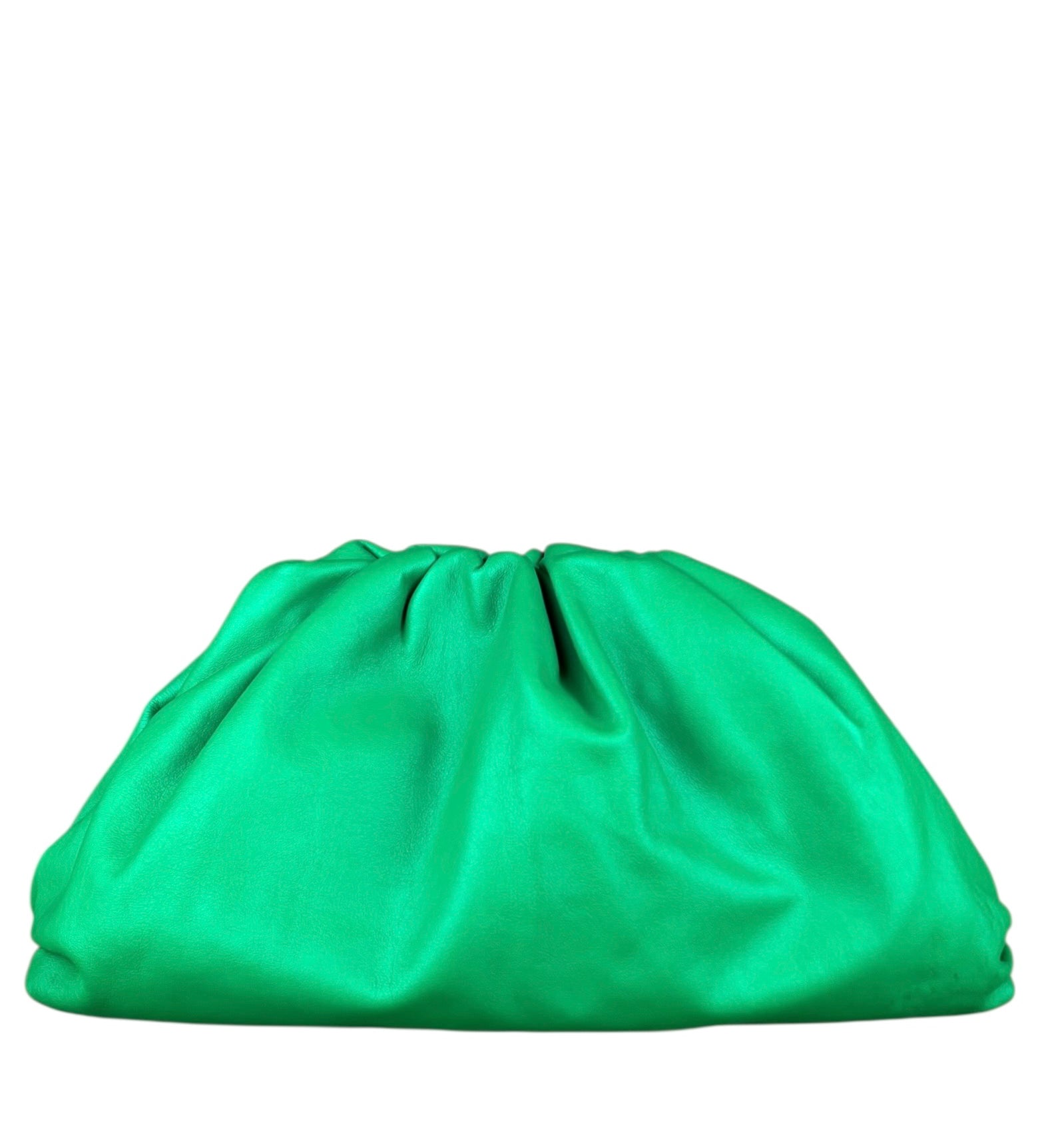 Bottega Veneta Green Large Pouch Clutch