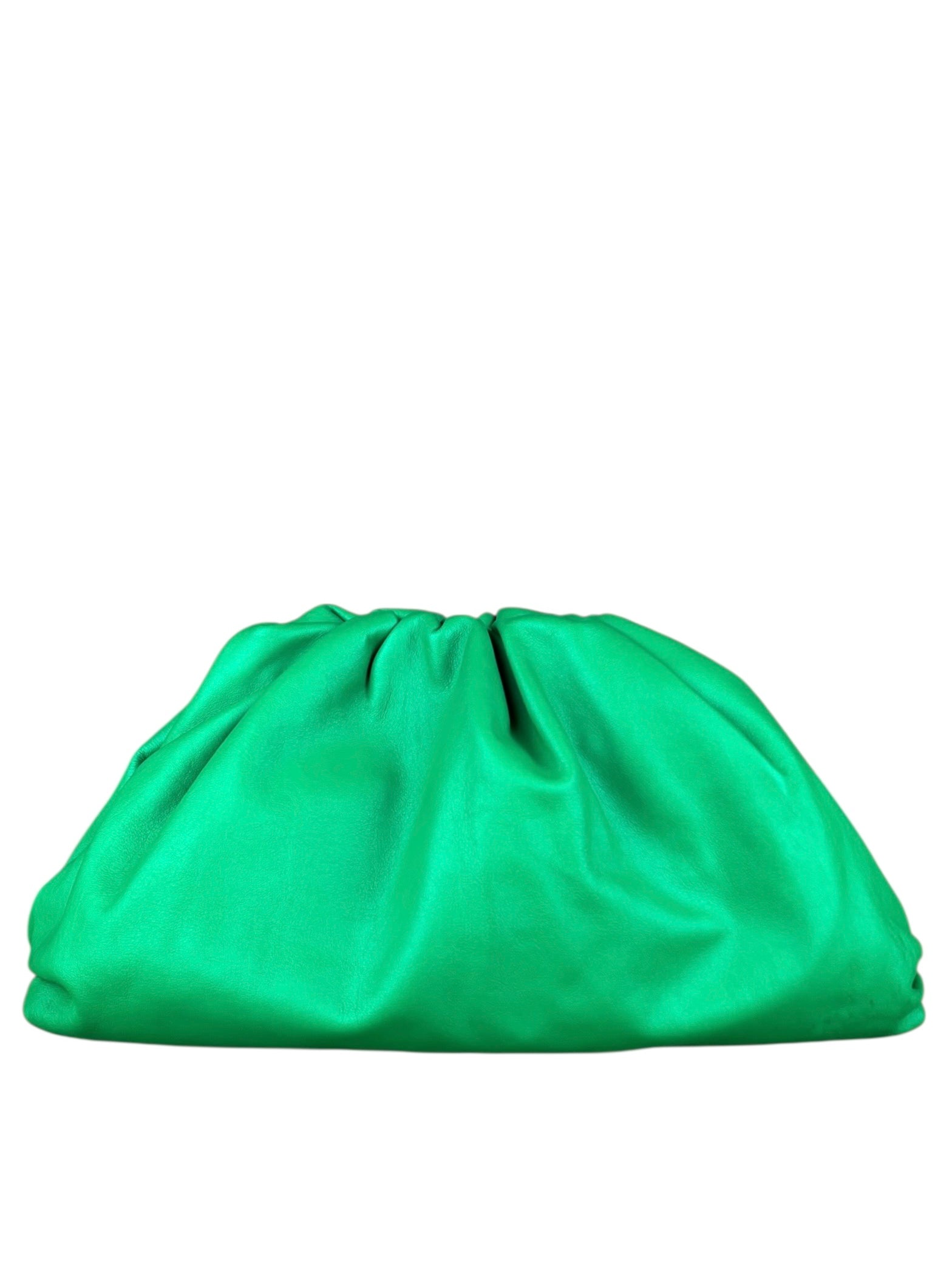 Bottega Veneta Green Large Pouch Clutch