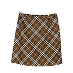 Burberry Vintage Brown Nova Check Skirt