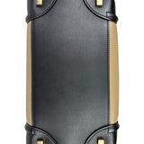 Celine Calfskin Leather/Suede Tri-Color Luggage Tote Bag