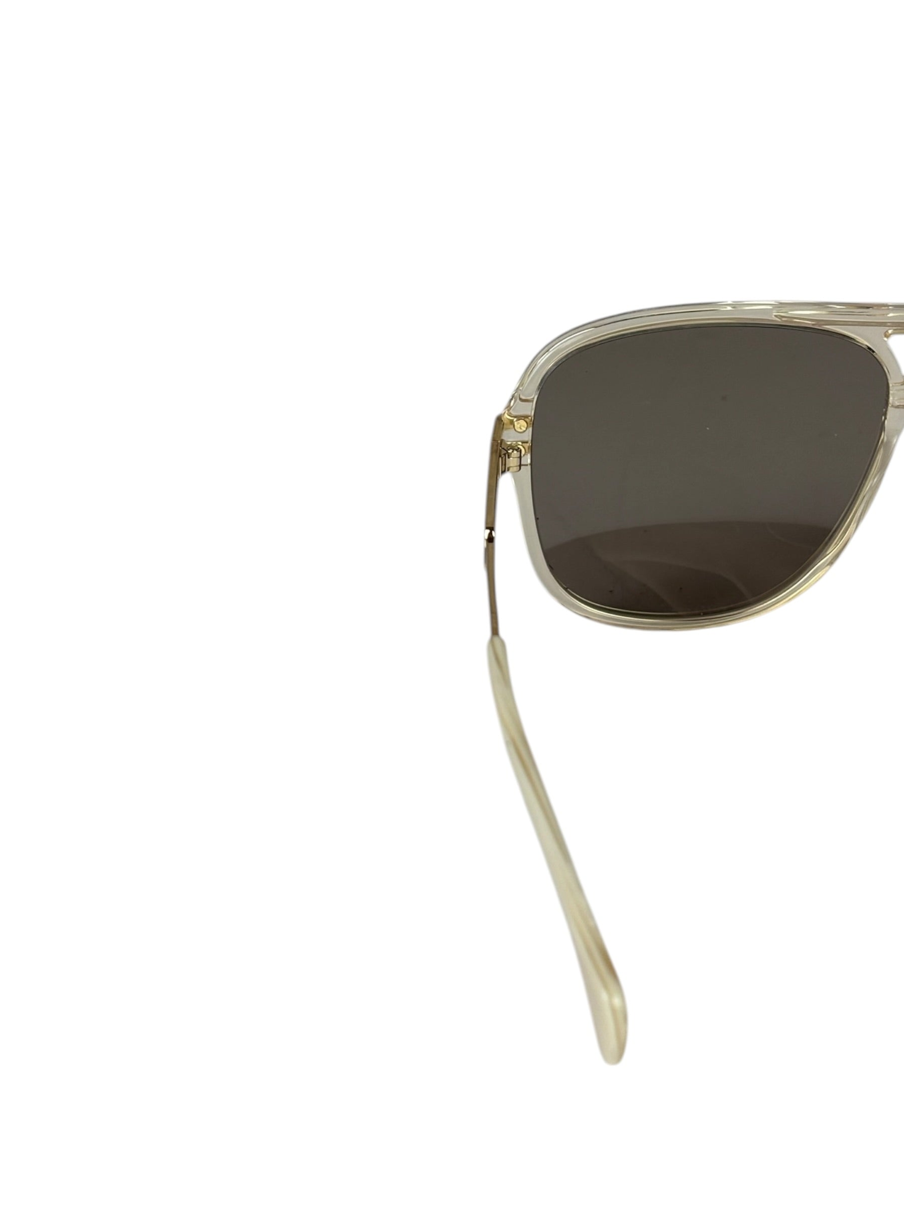 Gucci GG1105S Oversized Aviator Gold-Tone Sunglasses