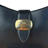 Coach Black Leather Eliza Shoulder Bag