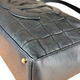 Chanel CC Chocolate Leather Shoulder Bag 2000