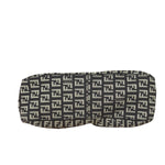 Fendi Black/Beige Leather Trim Zucca Mamma Baguette