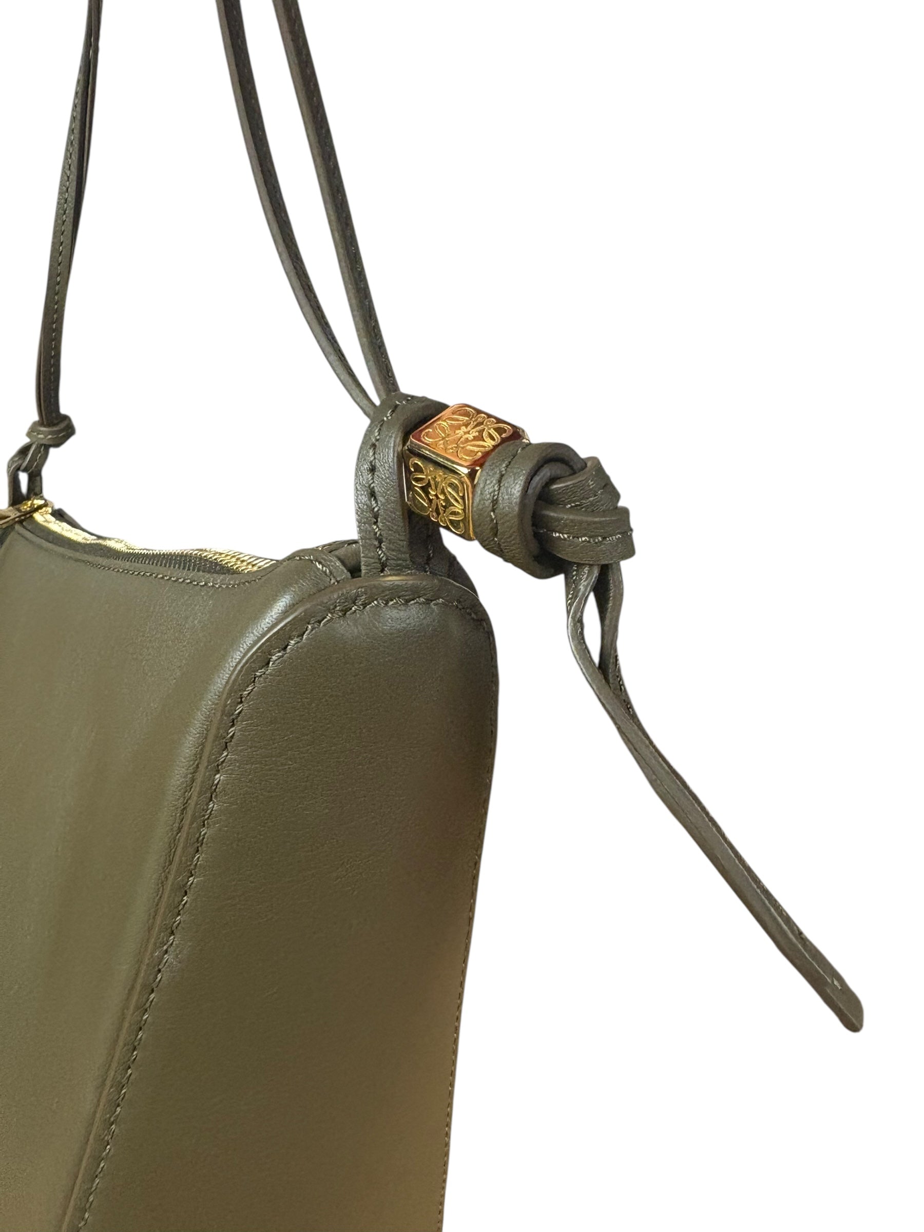 Loewe Mini Leather Hammock Hobo Bag