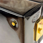YSL Patent Jerry Cube Box Clutch