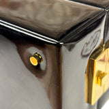 YSL Patent Jerry Cube Box Clutch