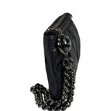 Gucci Black Leather Galaxy Wristlet Clutch