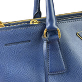 Prada Navy Saffiano Leather Galleria Tote