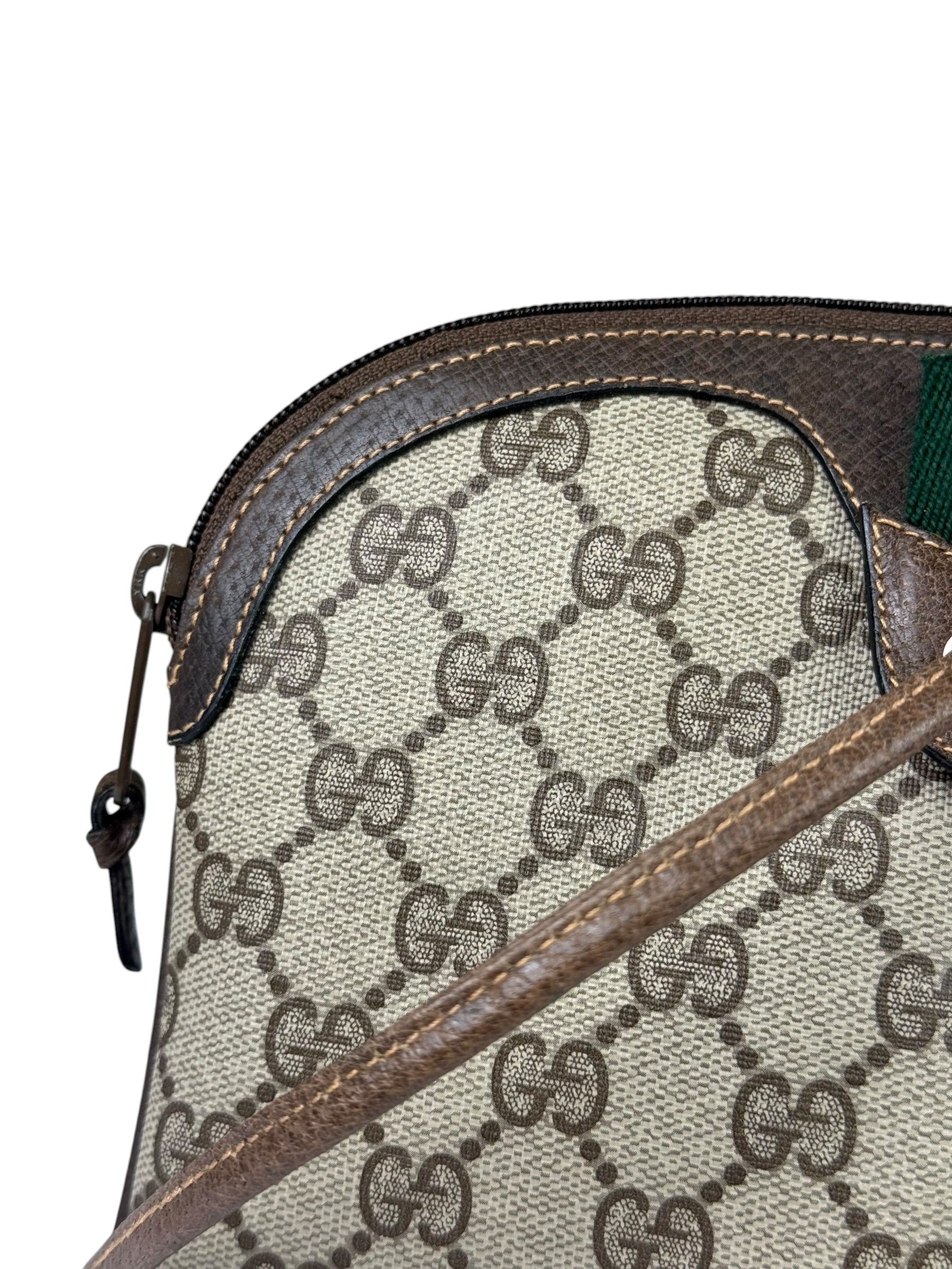 Gucci Vintage Beige GG Supreme Crossbody Bag