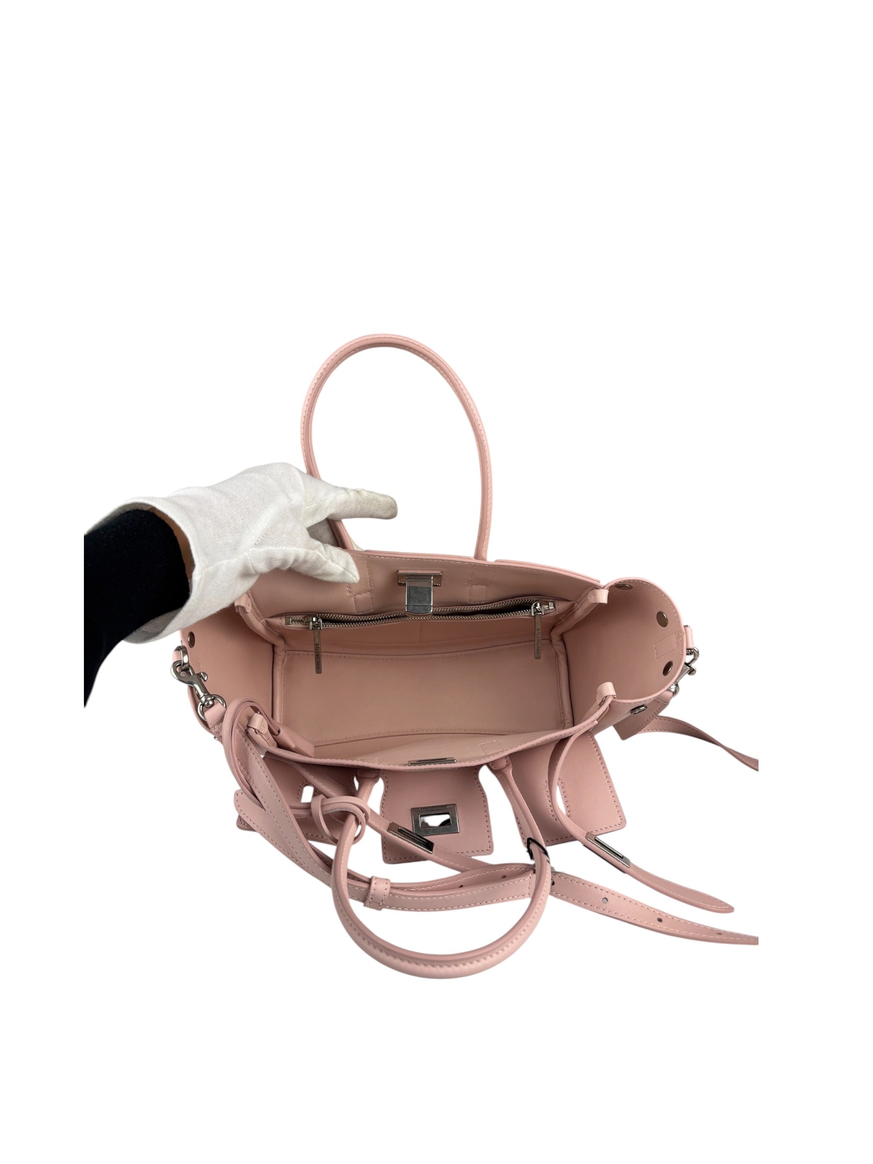 Balenciaga Pink Bel Air Mini Handbag