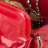 Chanel Lipstick Red Patent Leather Paris-Venice CC Jumbo Tote 2010