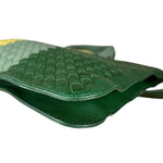Bottega Veneta Intercciato Multicolor Business Bag Green/Yellow