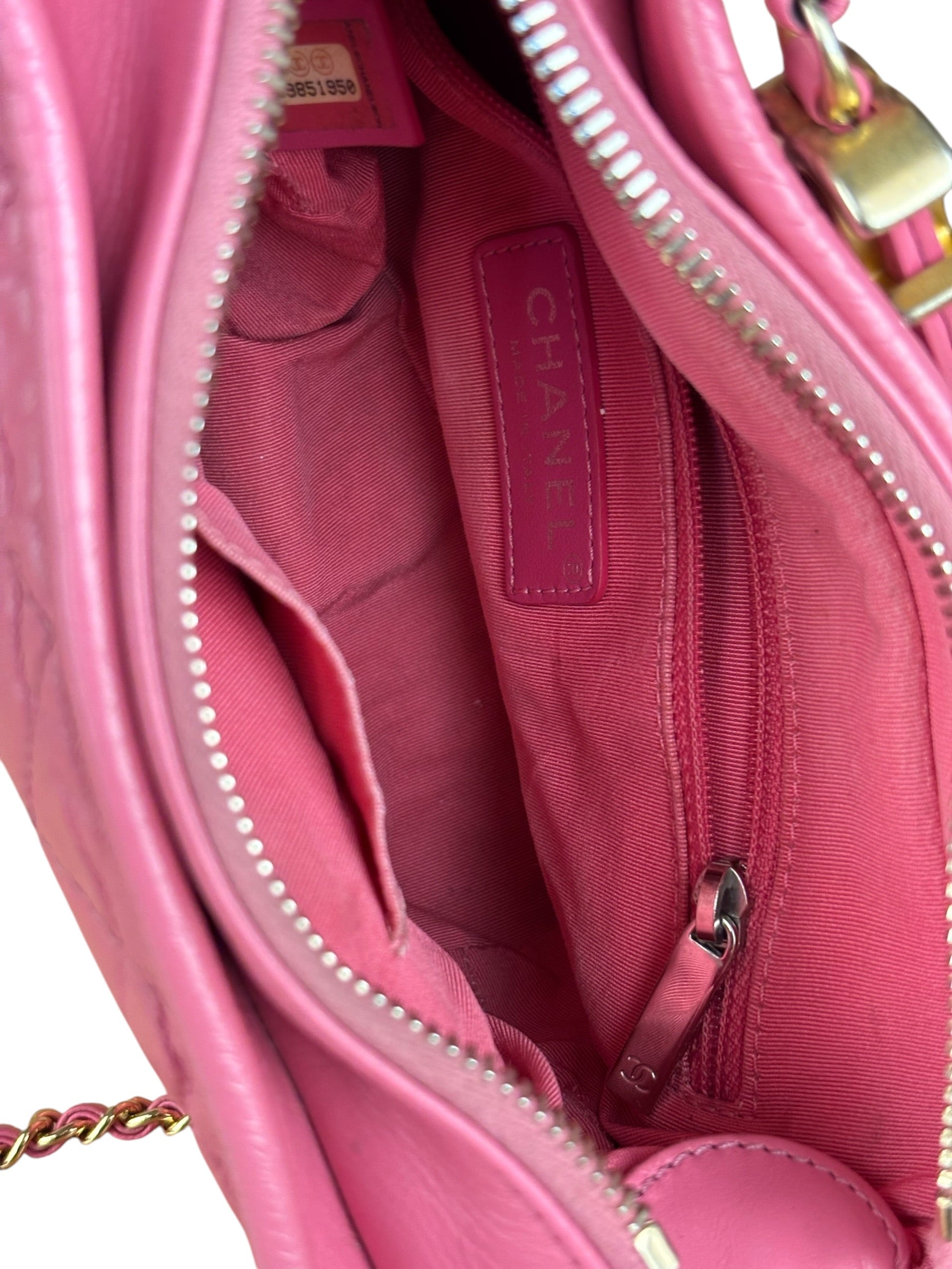 Chanel Pink Quilted Leather Small Gabrielle Hobo Bag 2019